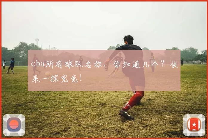 cba所有球队名称,你知道几个?快来一探究竟!